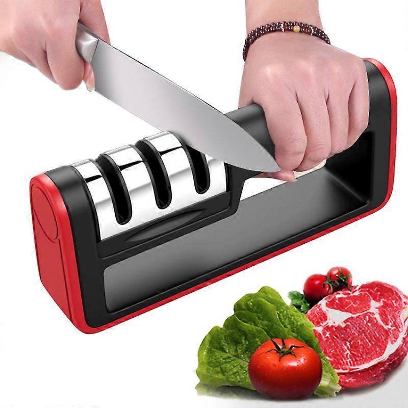 Multifunctional Knife Sharpener Diamond Tungsten Steel Ceramic Knife Sharpener Kitchen Sharpening Tool Stone Household