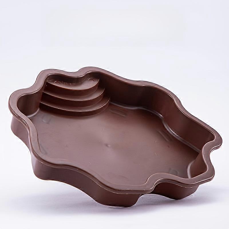 Premium Oval Turtle Basking Dish - Long-lasting ABS Resin for Safe Reptile Bathing & Hydration, A Must-have Hygienic Terrarium Accessory for Optimal H