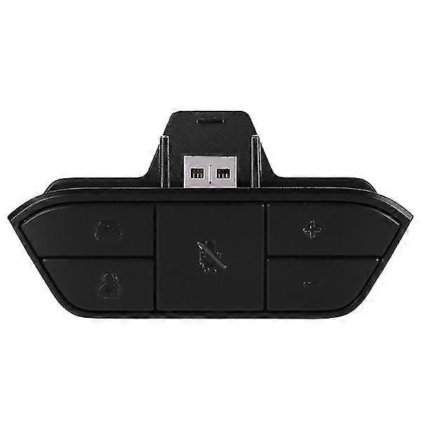 Dustproof stereo headset adapter for Xbox One with game controller and stereo audio sync