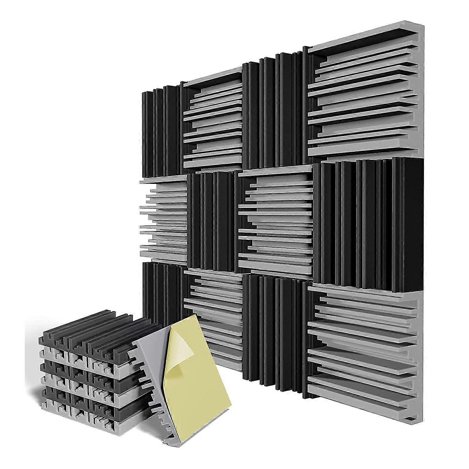 12 Pack - Sound Foam Panels, 12 x 12 x 2 Zoll Acoic Foam, für ,Zuhause,Studio