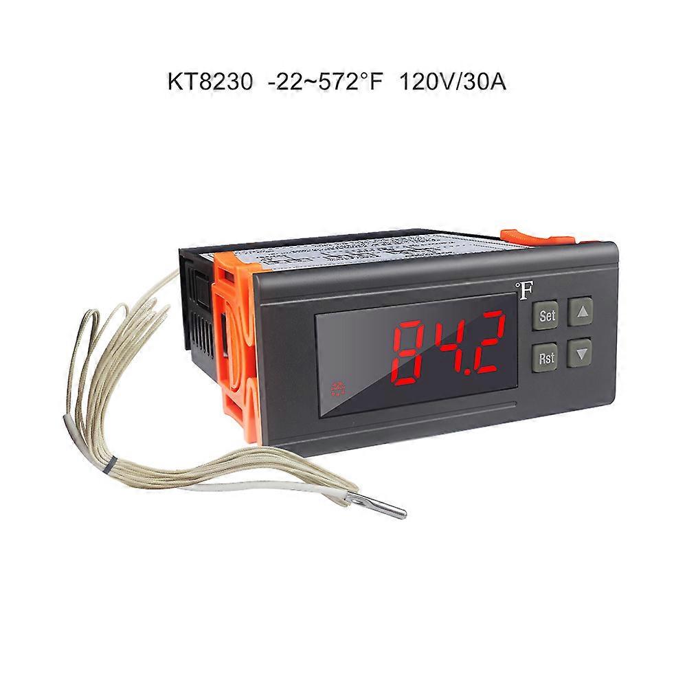 220V/30A Digital Temperature controller KT8230 Thermostat Relay Output -30~300 Degree with NTC Sensor