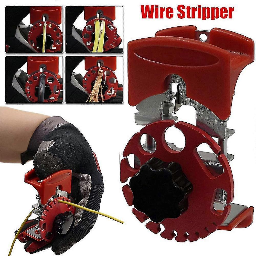 Handheld Quick Stripper, Universal Electric Wire Portable Stripping Machine Combo Versatile Wire Cable Cutter Adjustable Depth Easy To Carry Handheld