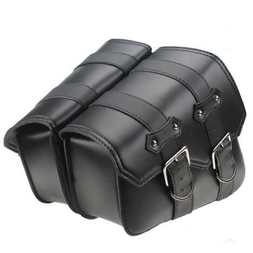BJMOTO 1Pair New Motorcycle Left Right Saddle Side Bags Motor PU