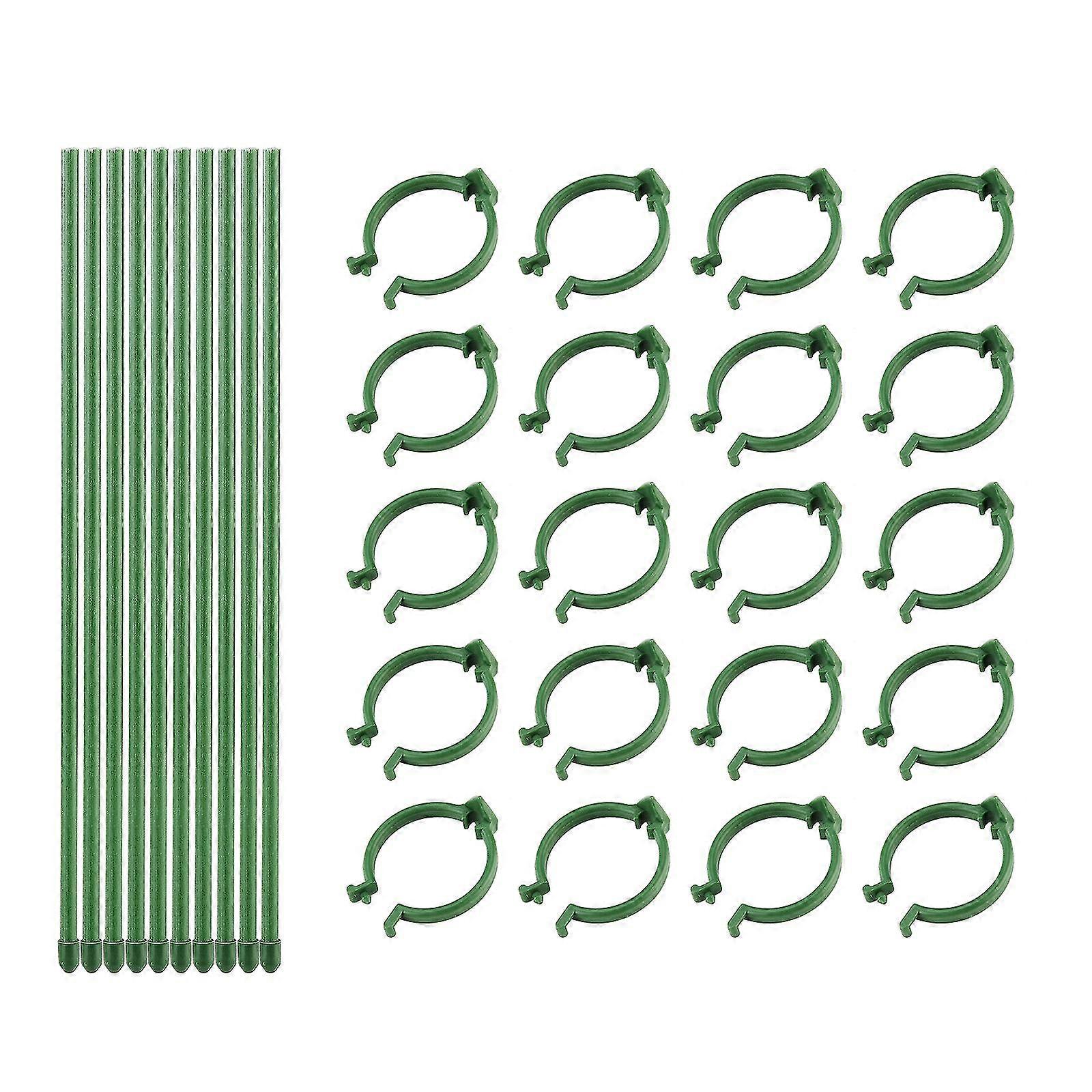 Plant Pile Flower Support Ring, 10 Packs, Horticultural Pot Cage Of Single-stemmed Flower, Amarili, Peony, Lily, Daffodil