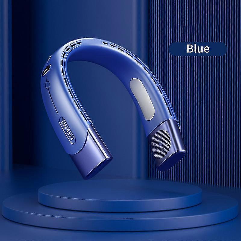 Xiaomi 6000mah Hanging Neck Fan Portable Air Conditioner Type-c Usb Rechargeable Air Cooler 5 Speed Electric Fan For Sports