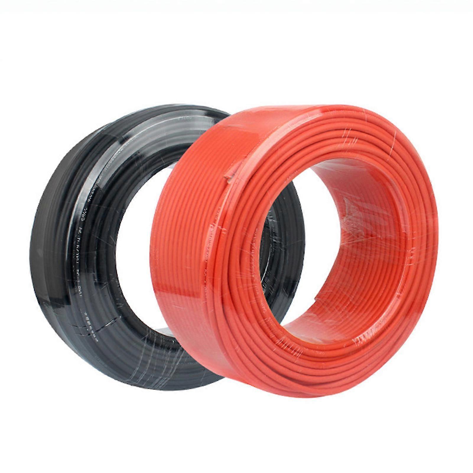 Solar Panel Connection Cable Extension Cable On Both Sides Ip67 Waterproof 4mm Red Black Solar