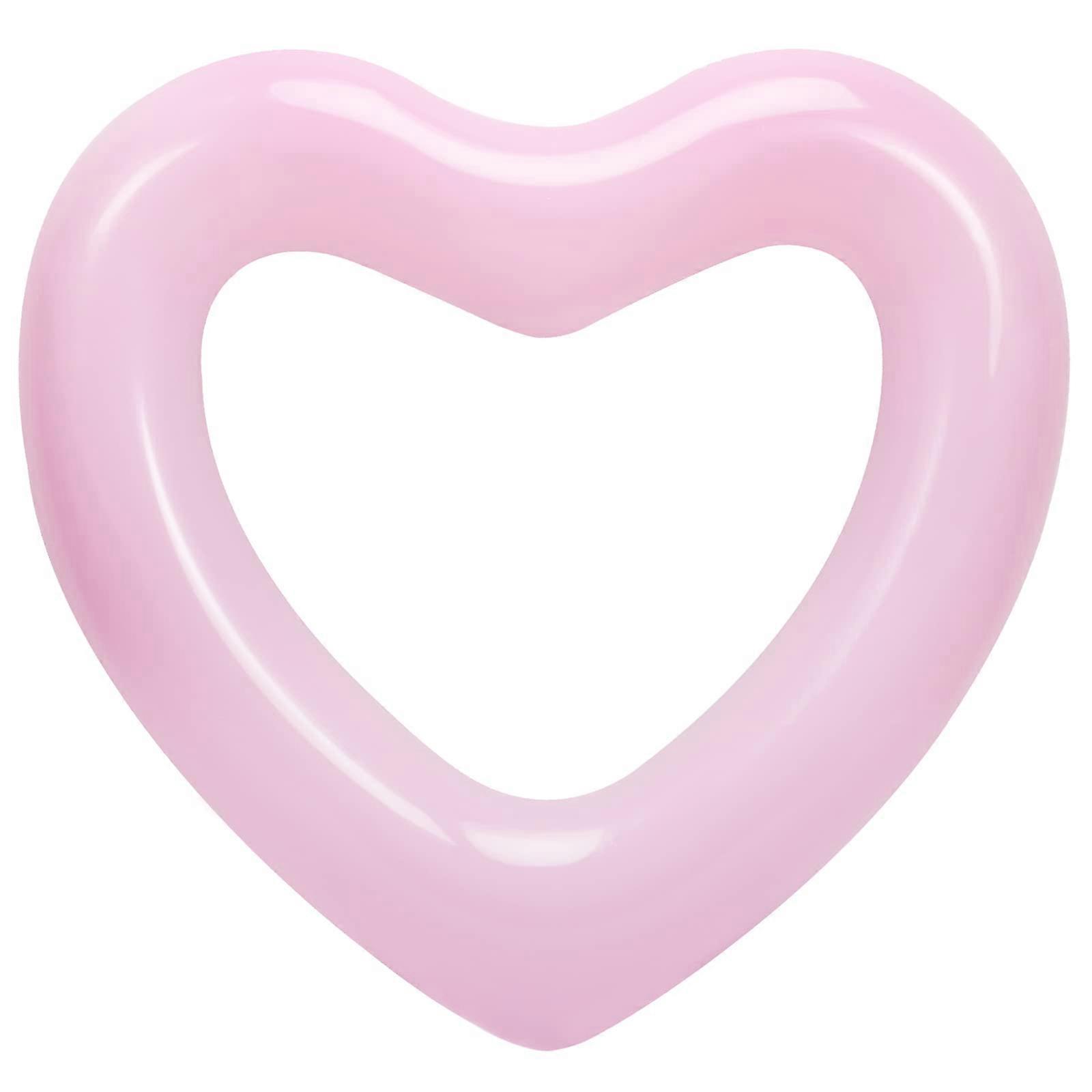 Bouées gonflables en forme de cœur rose
