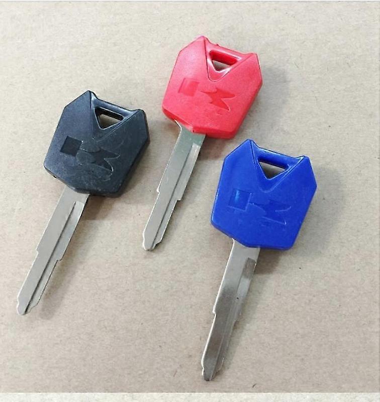 Motorcycle Uncut Blade Blank Key For Kawasaki ZZR ZZR600 ZZR400 ZXR400 ZX9R ZX10R ZX6R Z900 Z750 Z800 Z1000 Can Put Chip Motorcycle Knee & Shin Guards