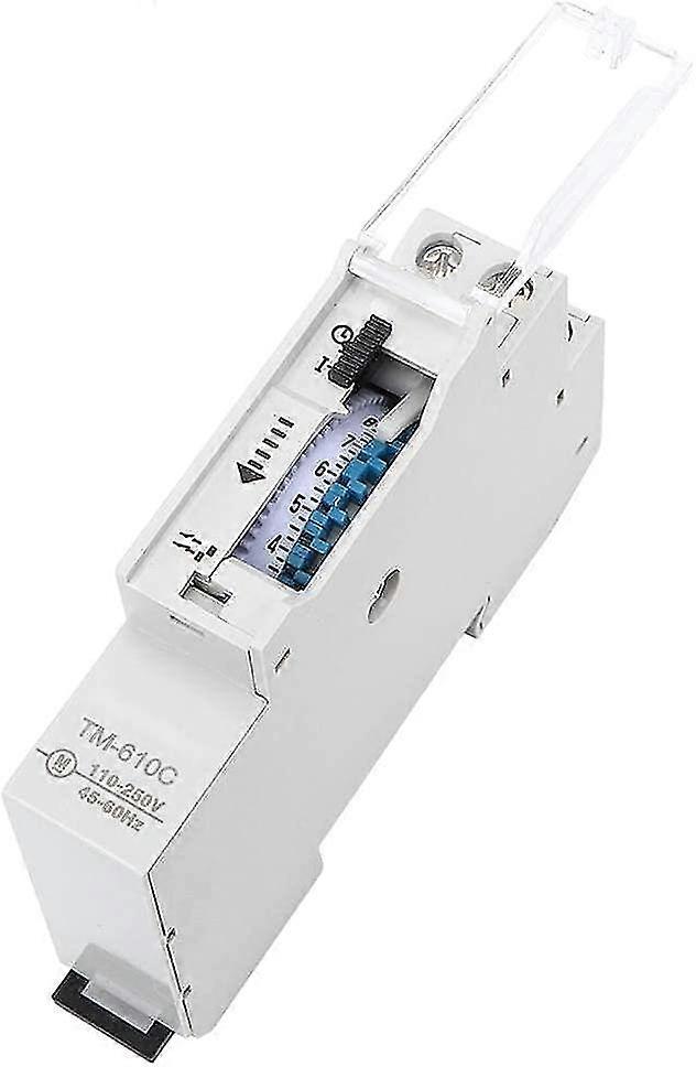 Rail Time Switch Intelligent Din Rail Timing Control Switch Timer Relay Tm610c 220v For Street Light