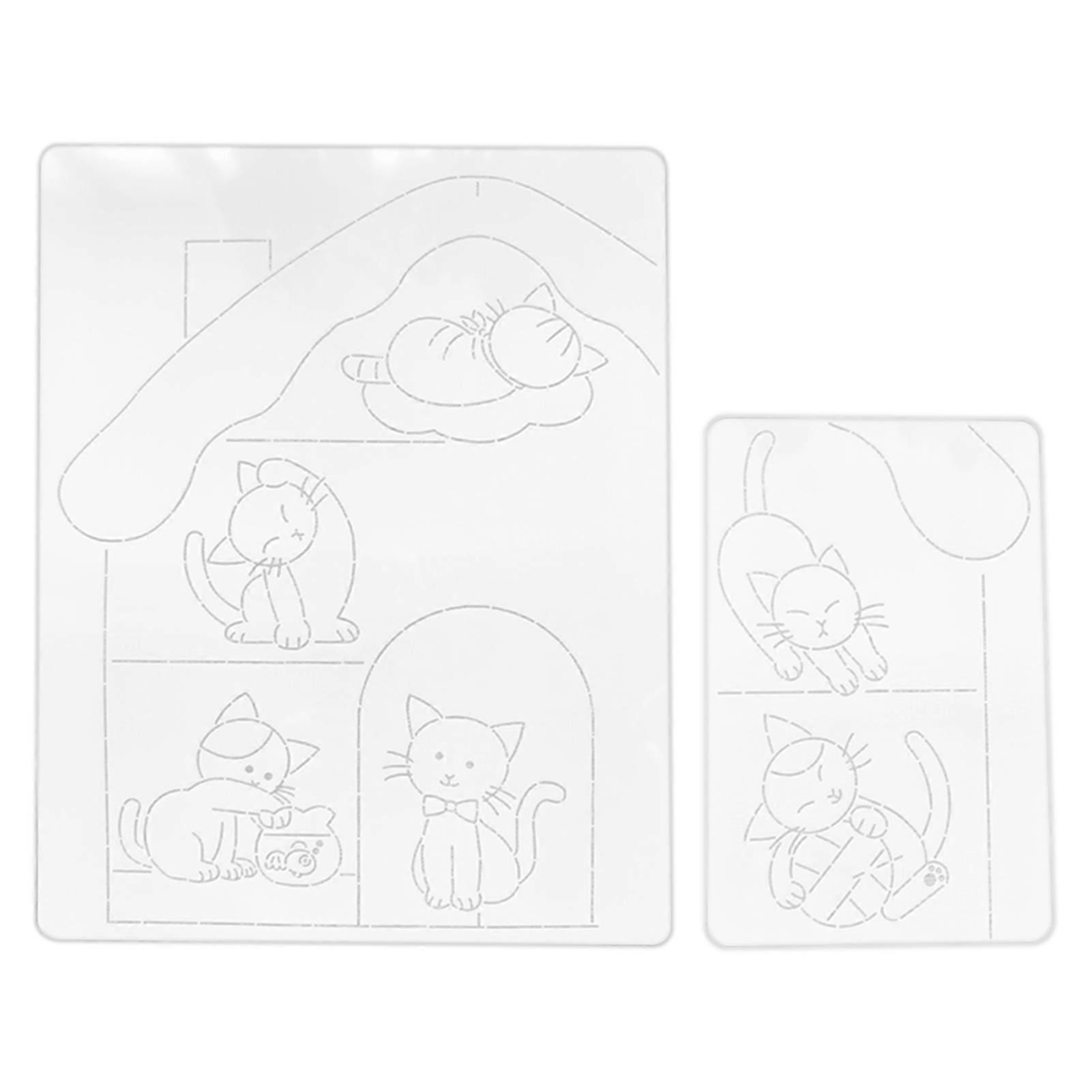 Patchworks Sewing Stencil Plastic Patchworks Tool for Household