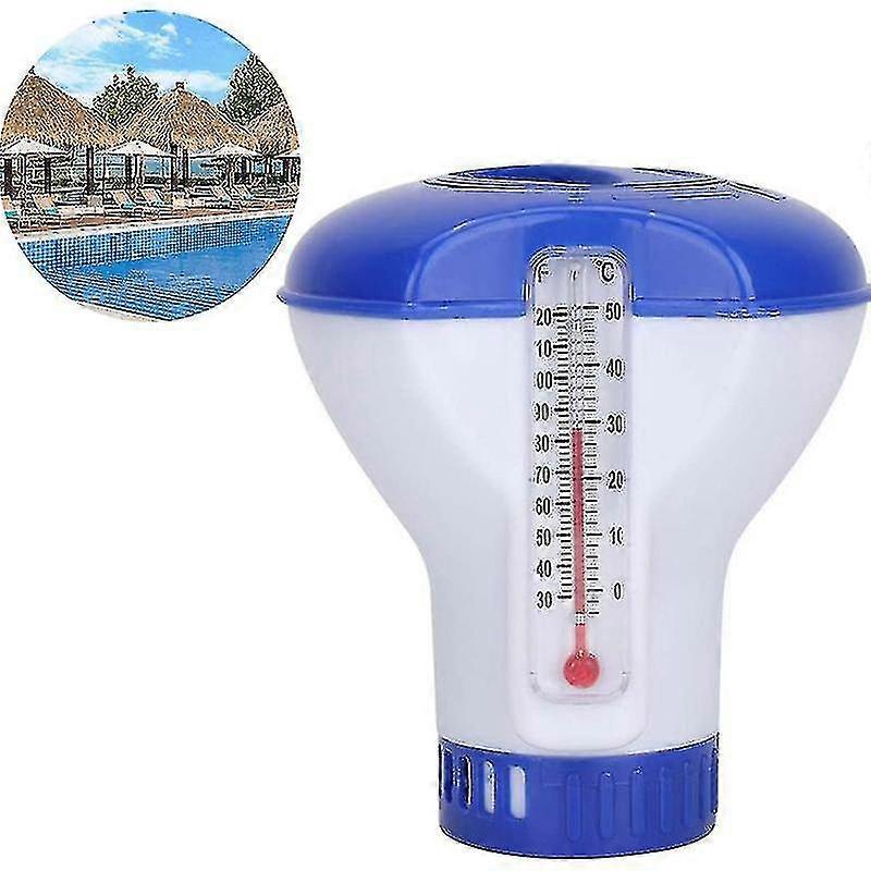Swimming Pool Cleaning Tools Floating Doser Automatic Doser With Thermometer