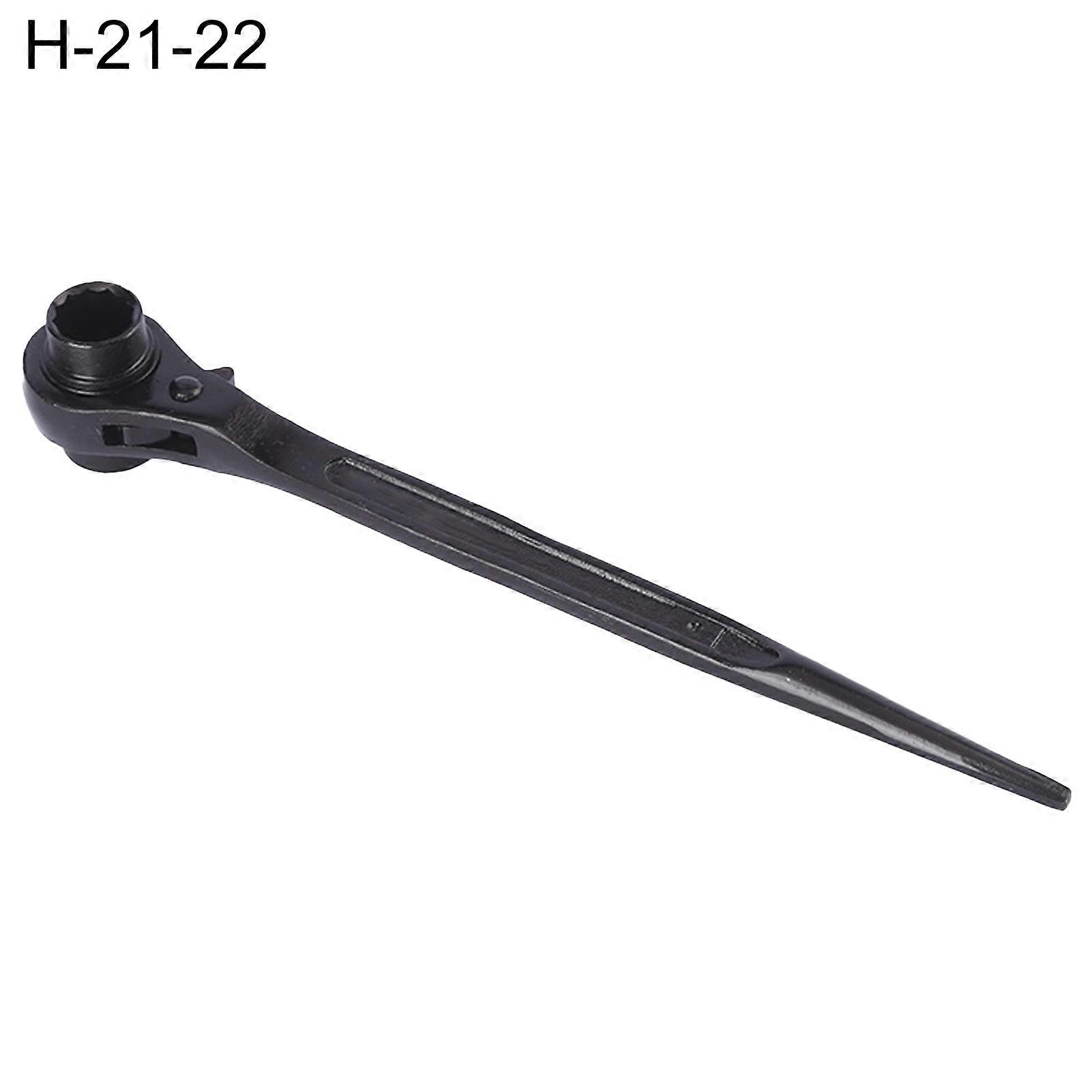 High Hardness Ratchet Spanner Forward Reverse Regulation Hand Tools Comfortable Grip Pointed Tail Wrench for Home Mengxi