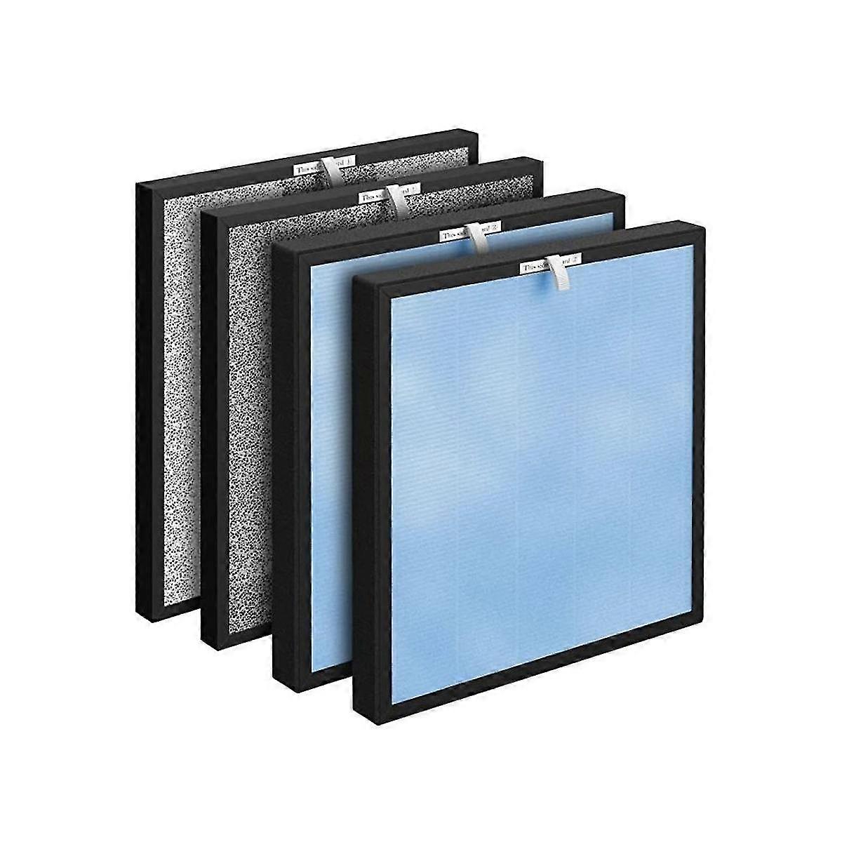 2sets Replacement Filters For Hsp001 Smart True Hepa, Activated Carbon, Fine Pre-filterand H13 True