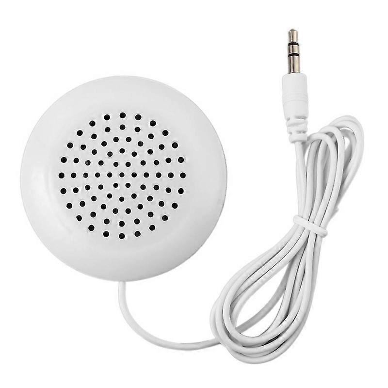 3.5mm Plug Mini Portable Stereo Pillow Speaker Compatible MP3 MP4 Player Compatible iPod Compatible iPhone