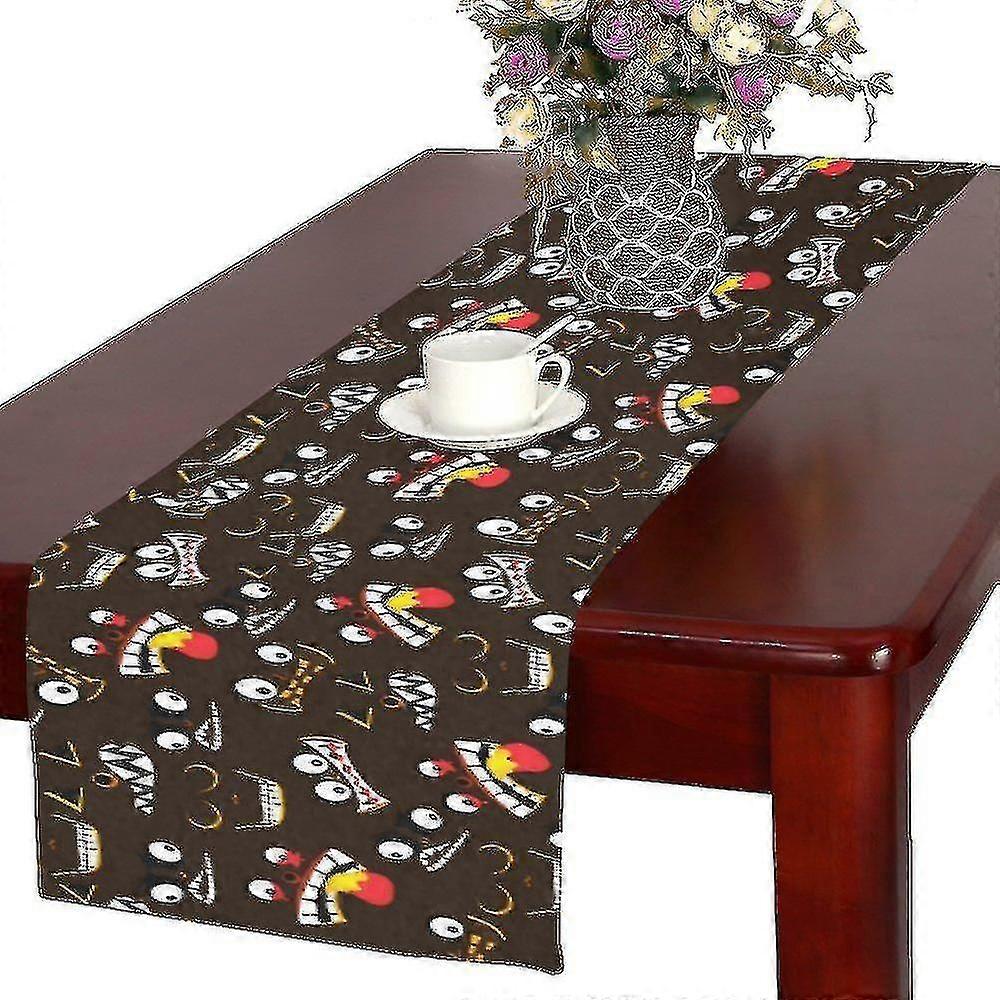 Ghost Faces  Table Runner 40x180 Cm_c_x High Quality