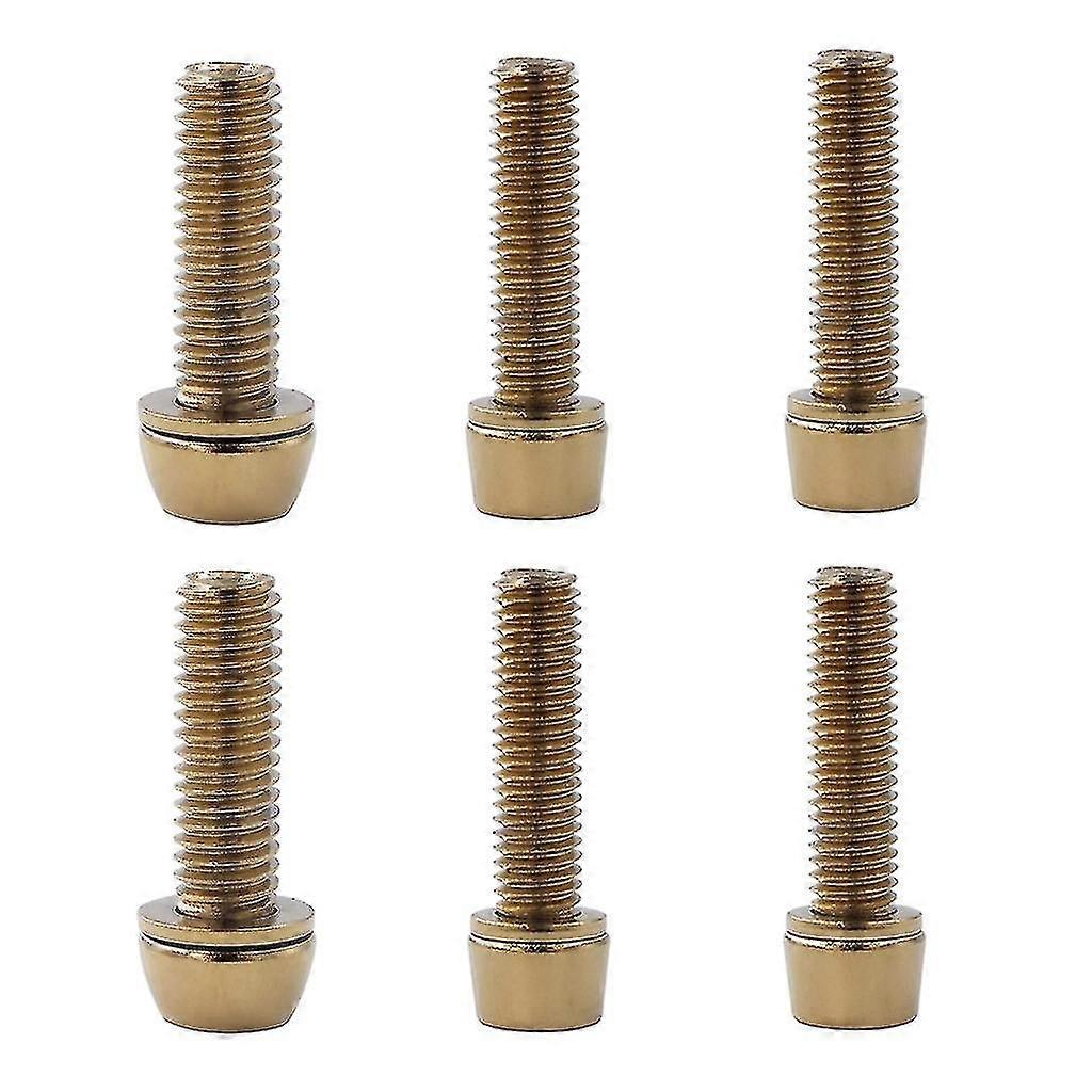 M5 / 6x20mm Bisiklet-gidon Vidaları Yol Bisikleti Kök Cıvataları Bisiklet Sapı Parçaları İçin
