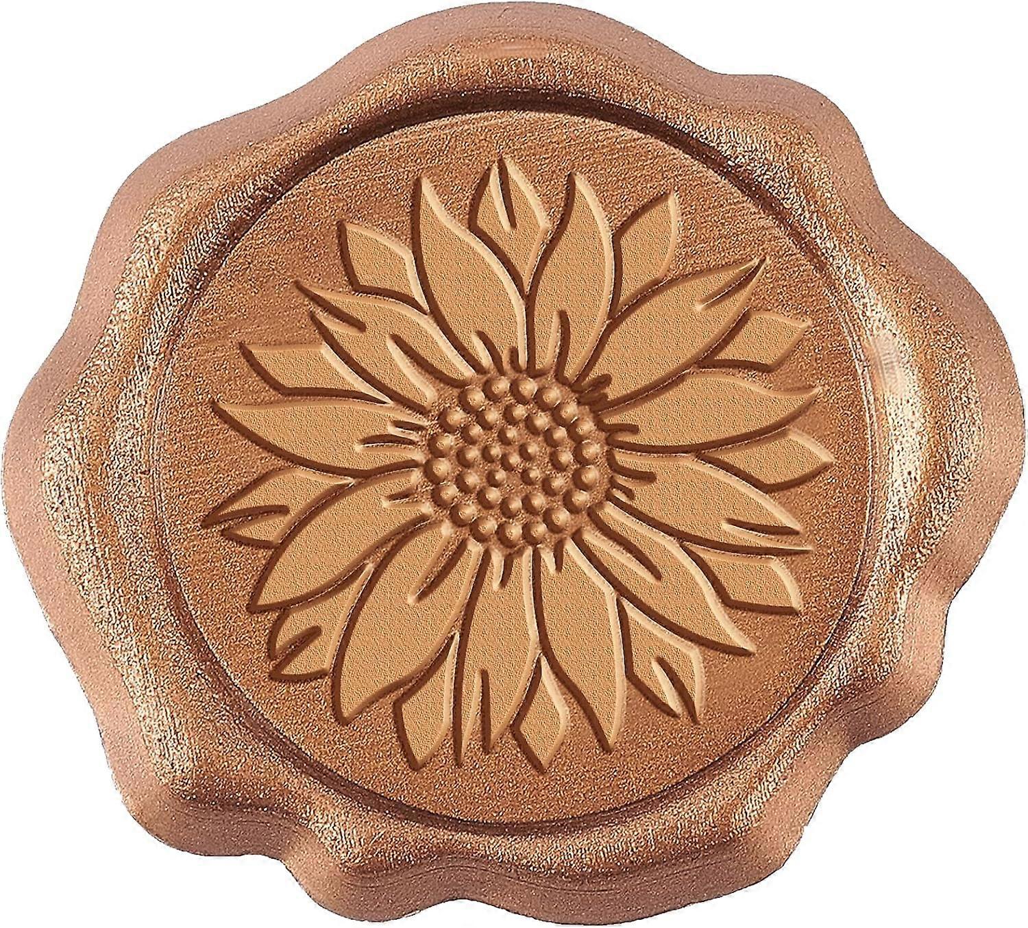 Sunflower Adhesive Wax Seal Stickers 50Pcs Self-Adhesive Waterproof for Craft Wedding Invitation Decoration DIY