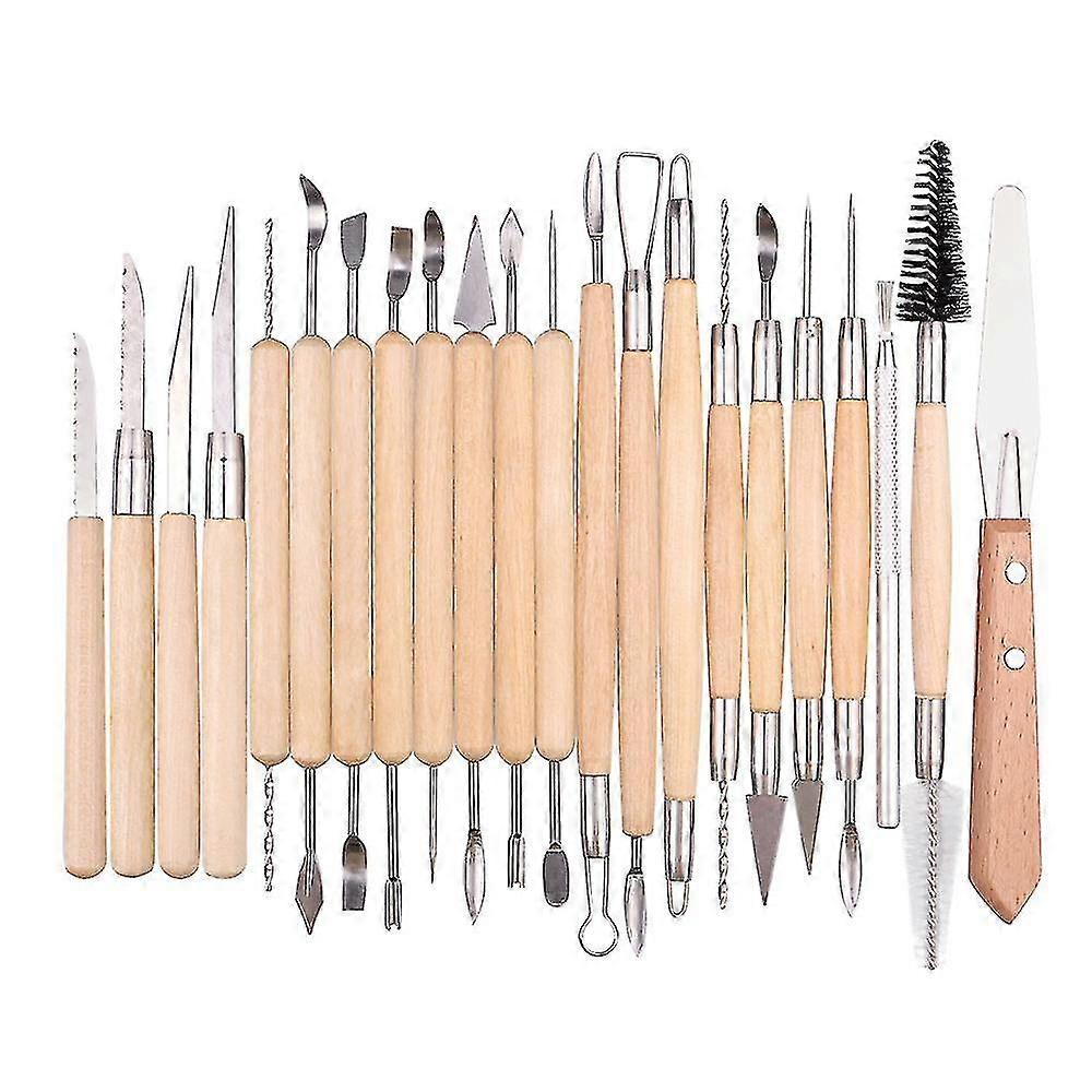 22pcs Sculpting Tools Kit Moing Tools Mer Tools Rubber Py Tools