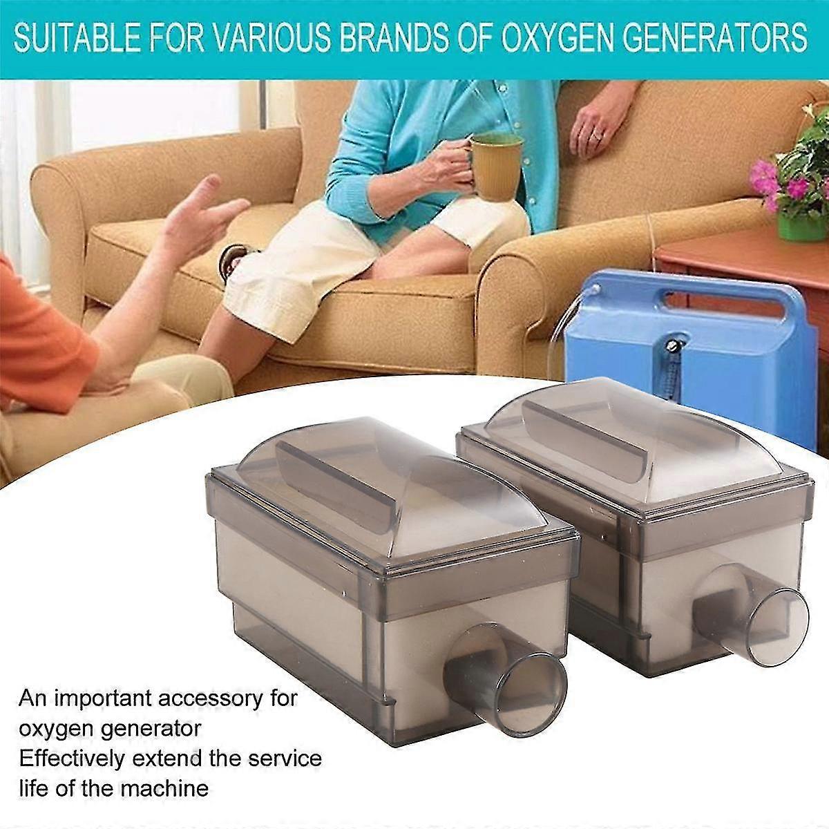 2pcs Universal Oxygen Generator Machine Replacement Filter, 5L Oxygen Generator Filter compatible with Oxygen Concentrator Filter
