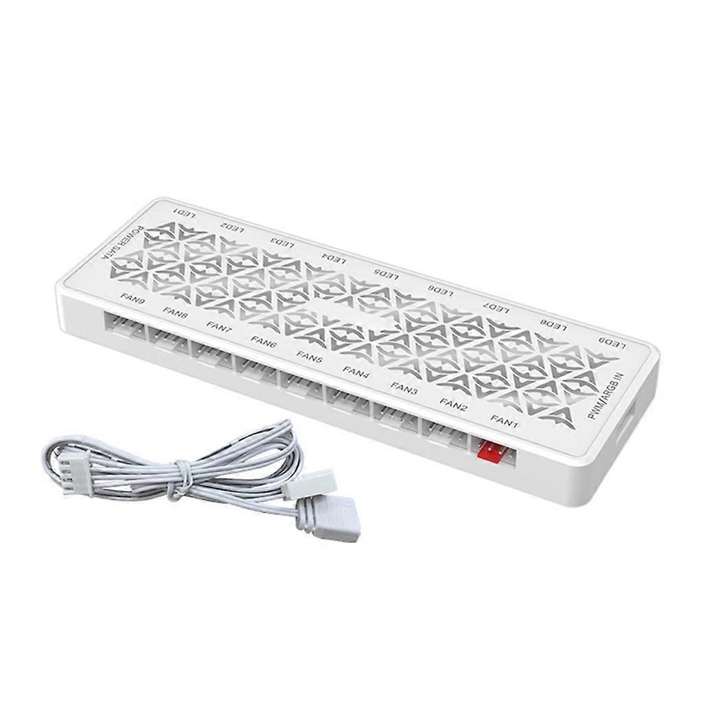 1 till 9 flervägs splitter HUB ARGB PWM Adapter för PC PWM Control HUB