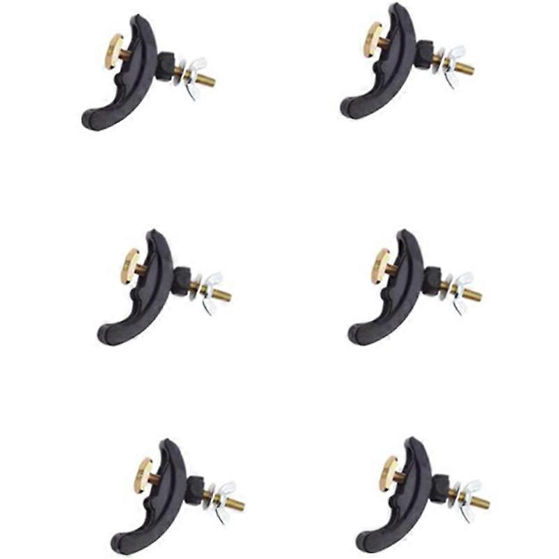 Kit di 6 piastre di arco da 85 mm, parti di macchine per incisione CNC, supporto per platina per tavolo con scanalatura a T