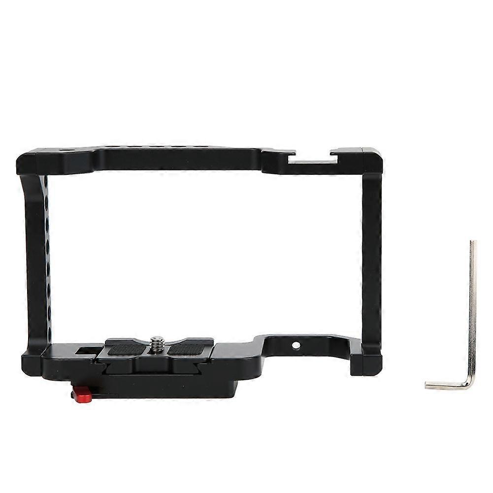 Portable Aluminum Alloy DSLR Cage Rig for Sony A6400 A6500 Camera Support Flash Microphone Monitor
