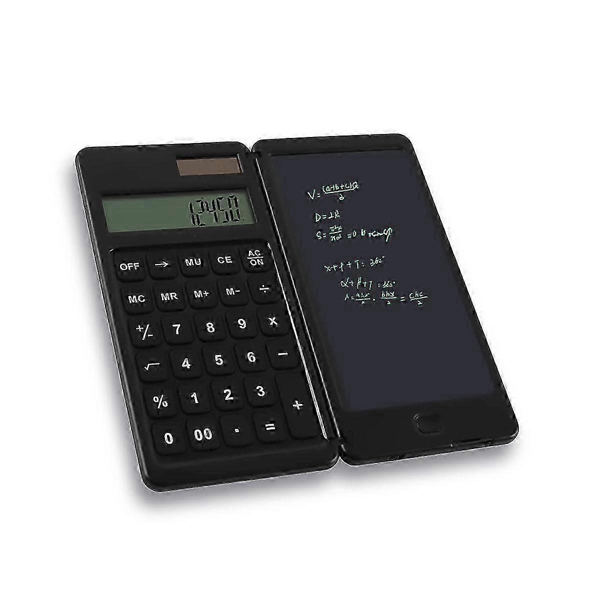 Calculator,10-Digit Display Office Desk Calcultors with Erasable Writing Table for Basic Financial