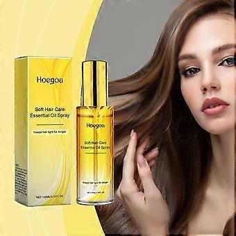 Silk Hair Oil for Dry Damaged Hair TreatmentAnti Frizz Control Hair Care Serum - Jojoba & Argan & Almond Oils - Shine, Gloss