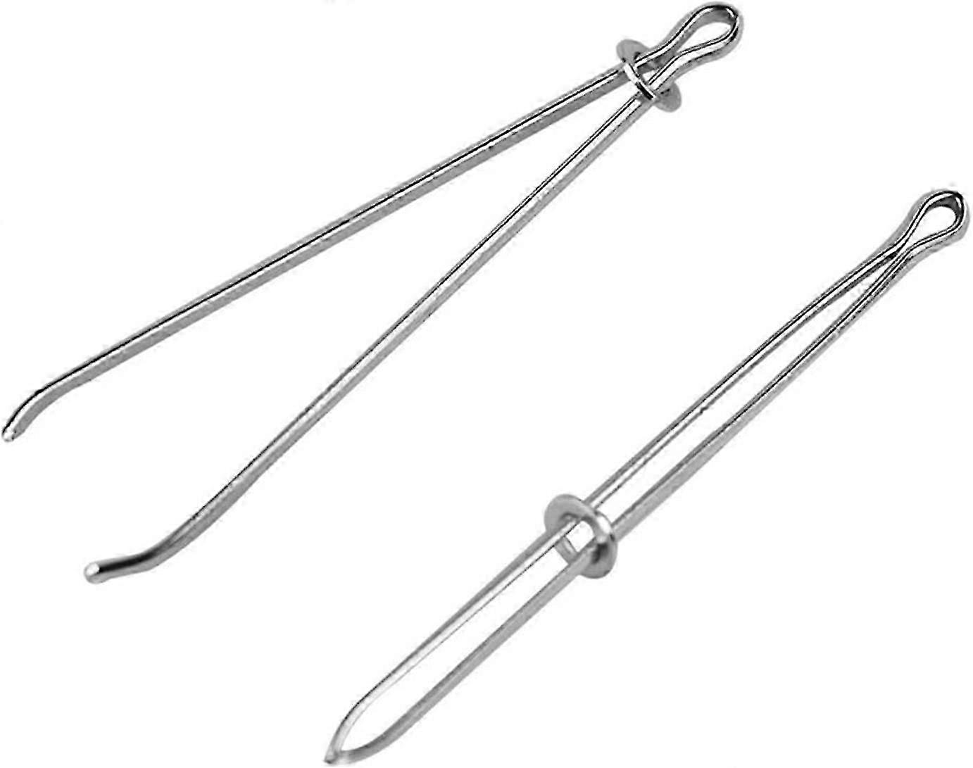 20pcs Easy-Pull Threader Tweezers Threading Set for DIY Sewing Craft Tool