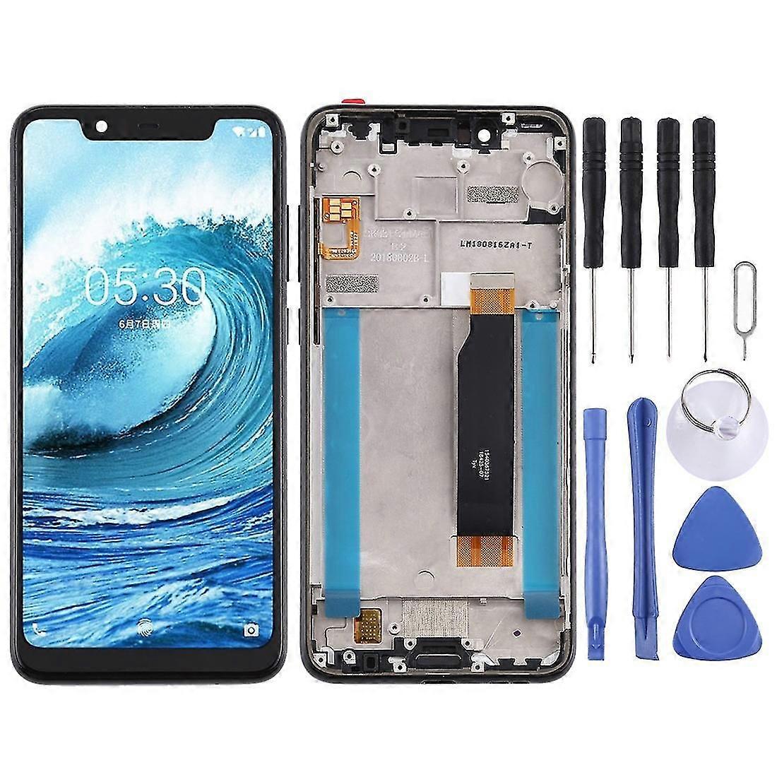 LCD Screen+Touch Screen with Frame for Nokia 5.1 Plus