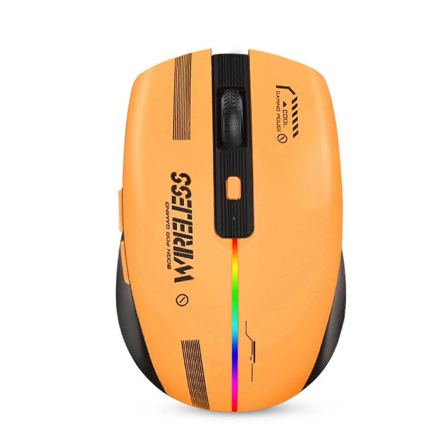 LT-T19 2.4GHz Wireless Mouse Ergonomic DPI Adjustable RGB Mute Type-C Rechargeable Mini Lightweight