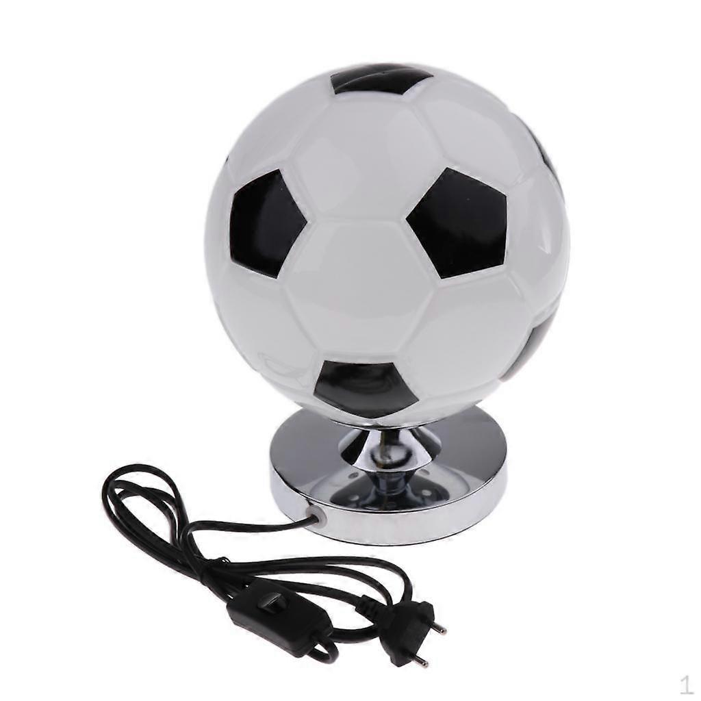 Creative Footable Soccer Ball Desk Table Lamp Bedroom Decor 220V EU Plug