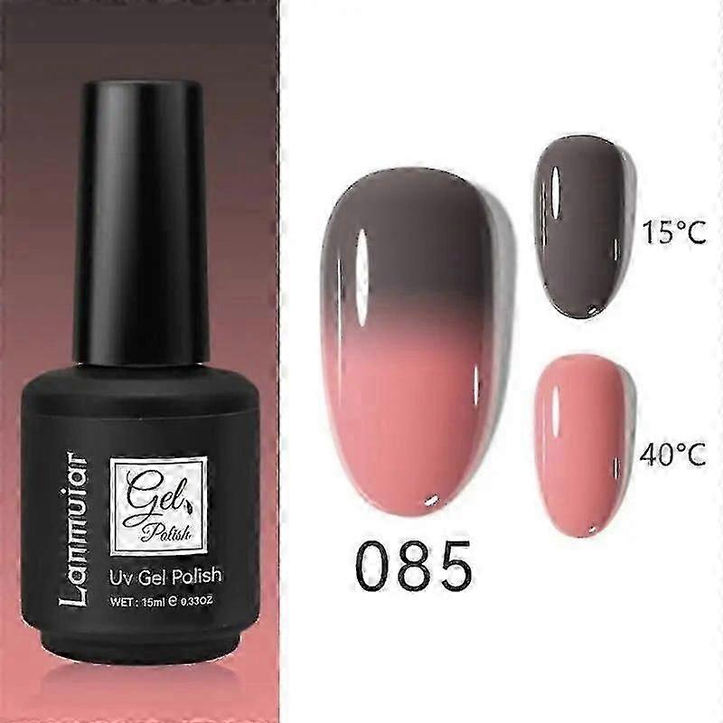 15ml Thermal Gel Nail Polish Temperature Color-changing Soak Off Uv/led Nail Gel Lacquers Varnish