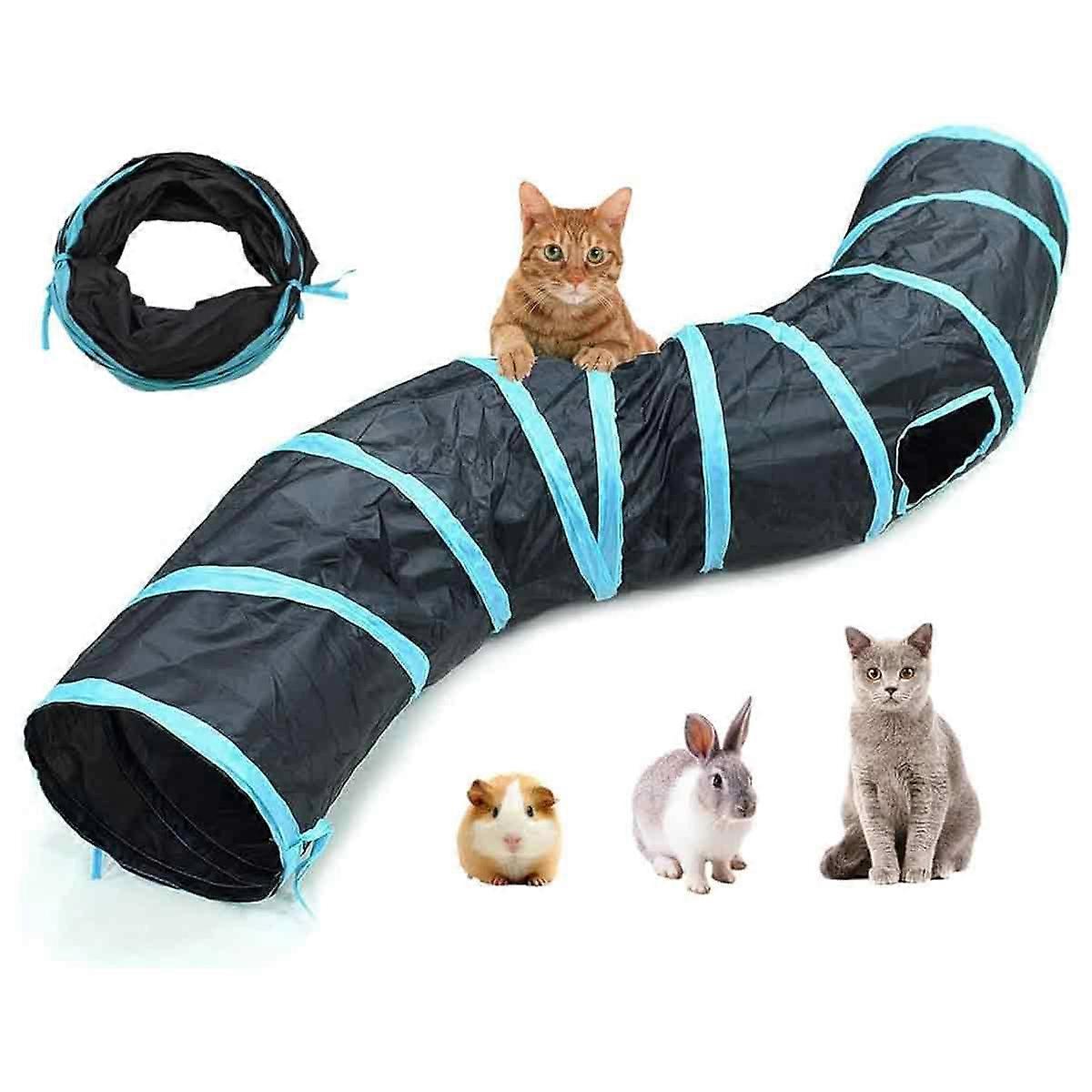 Crinkle Foldable Interactive Cat Tunnel