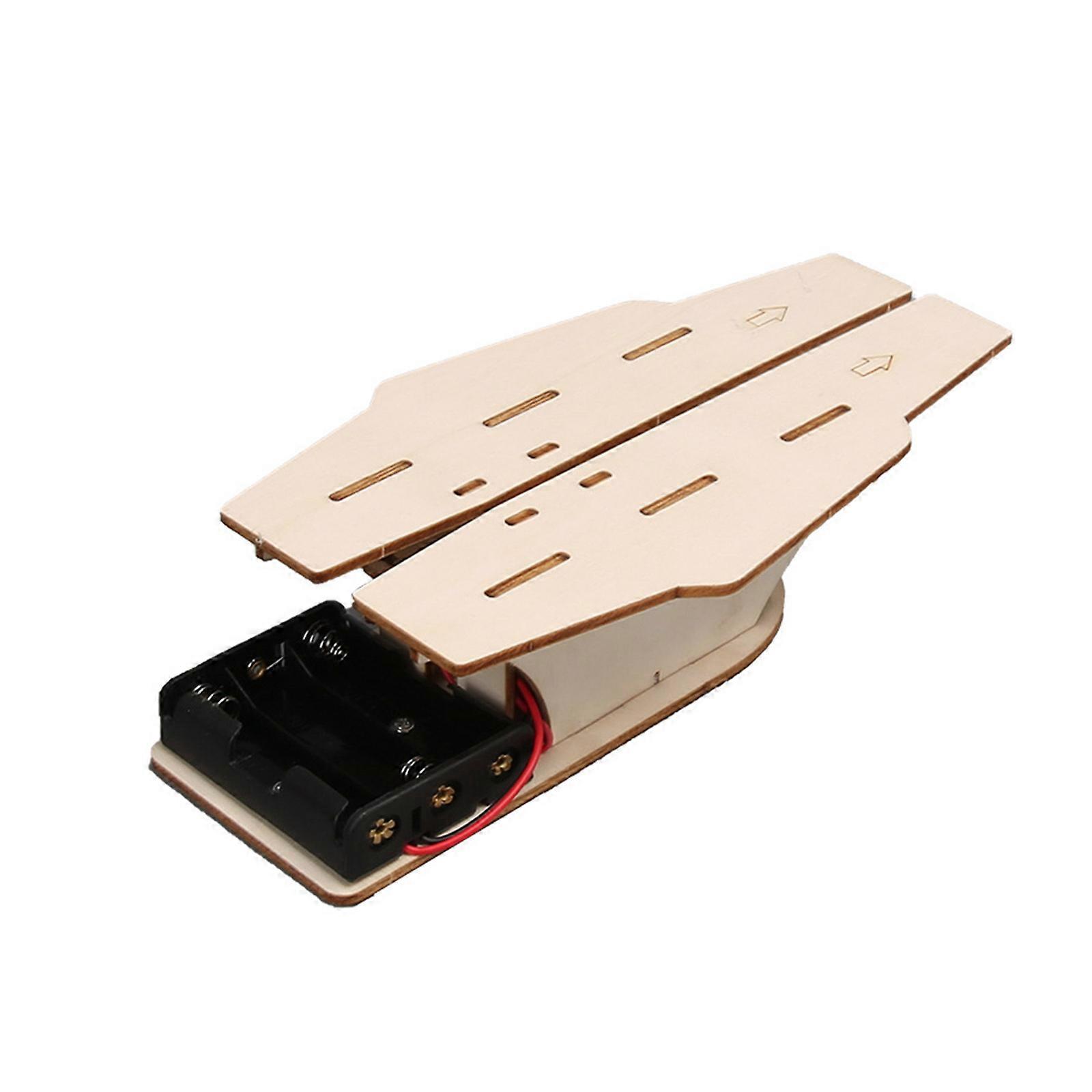 Multipurpose Sturdy Wood Materials Paper Airplanes Launchers Home Accessory for Interactive Activities Daily Use  Log Color