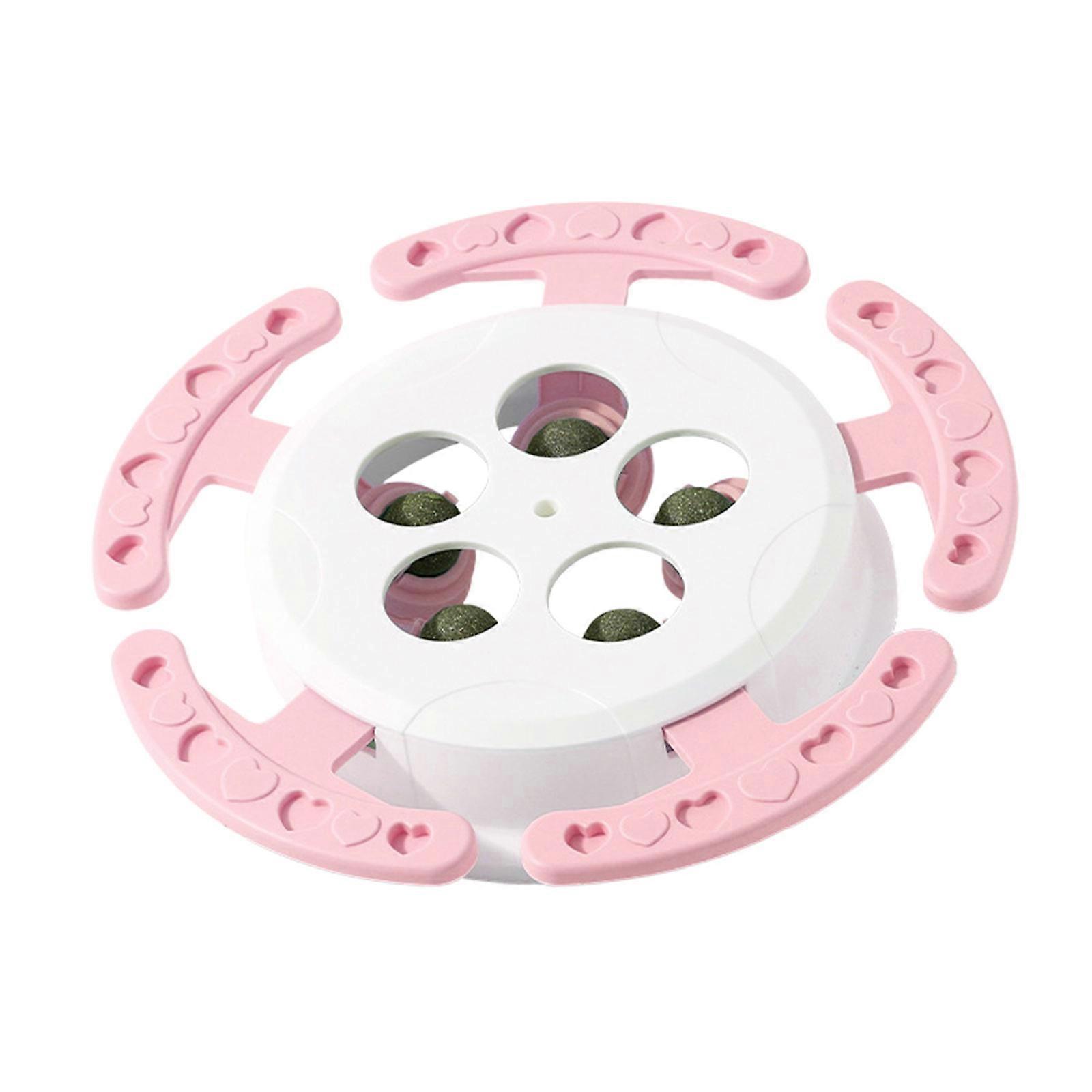 Cats Hide And Seek Game Treat Puzzle Catmint Feeder Interactive Treat Reward Puzzle Boredom Cats Indoor Activity Game Toy Pink