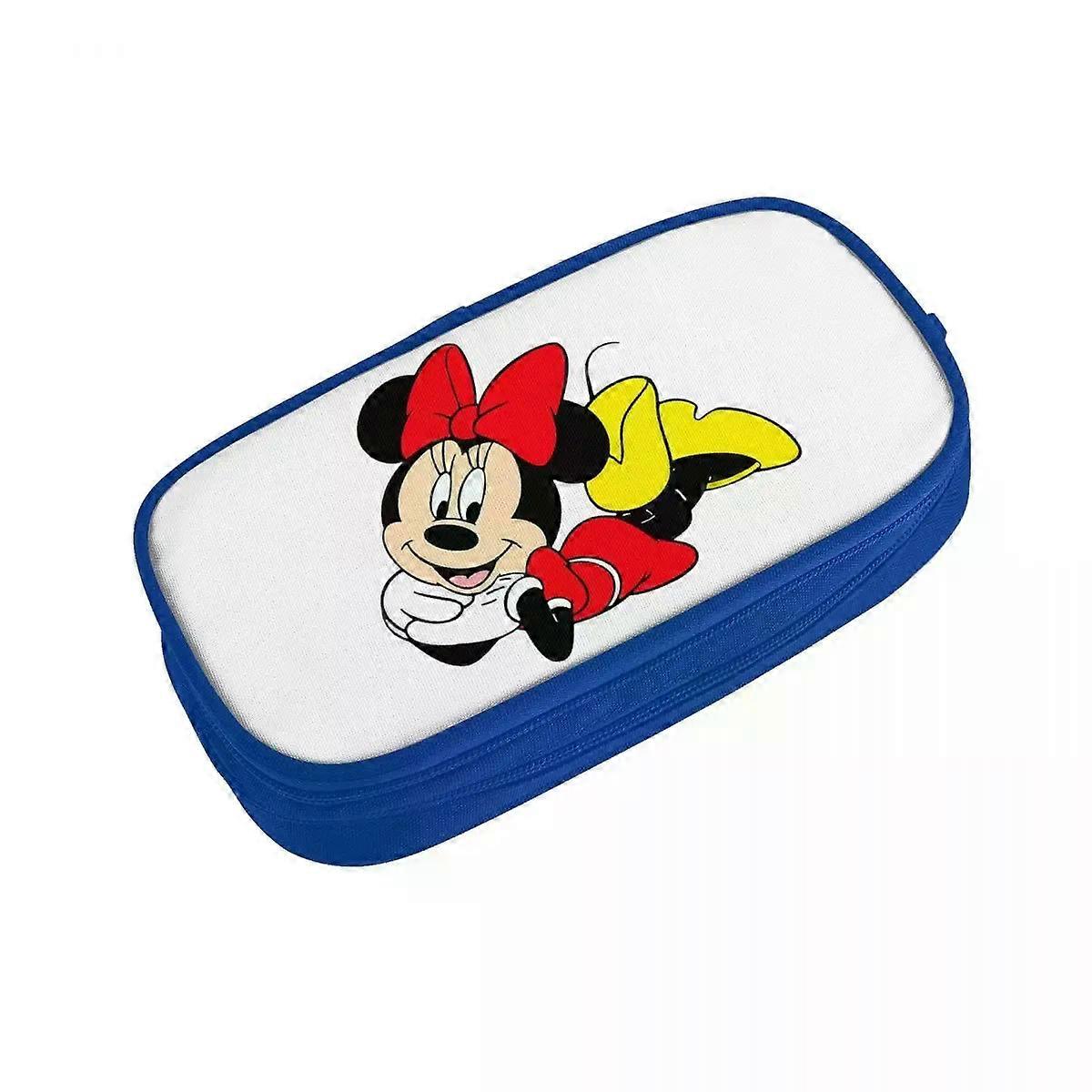 t1789 Kawaii Minnie Mouse Pencil Case Fashion Mickey Mouse Pen Box Bags Student Students SchoolPencil Pouch chyd1789