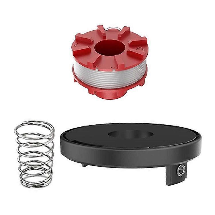 Compatible For Einhell CE-CT 36 / 30 Li E-Solo / Agillo 36 / 255 BL / Agillo 18 / 200 Lawn Mower Spool + Cap + Spring Se