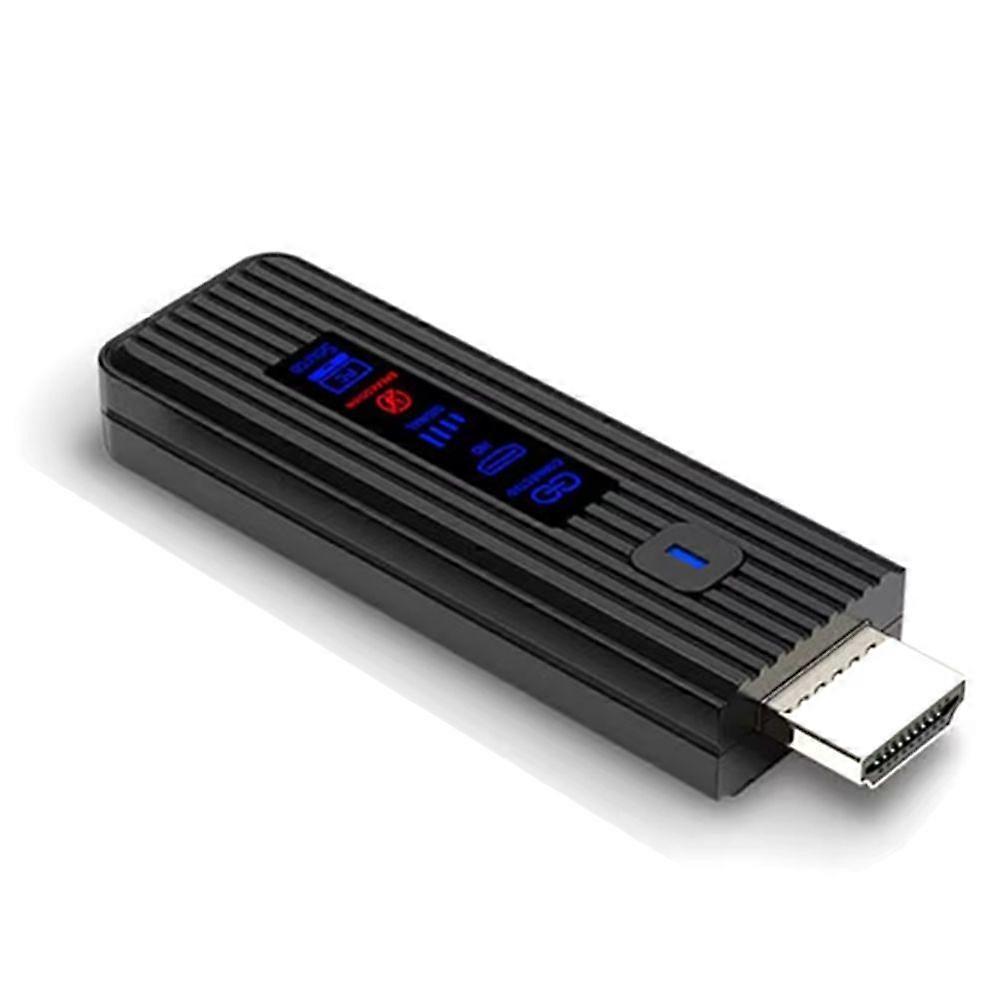 1080P 50M Wireless Receiver Adapter -Compatible Video with LED for Camera Laptop Monitor Projector