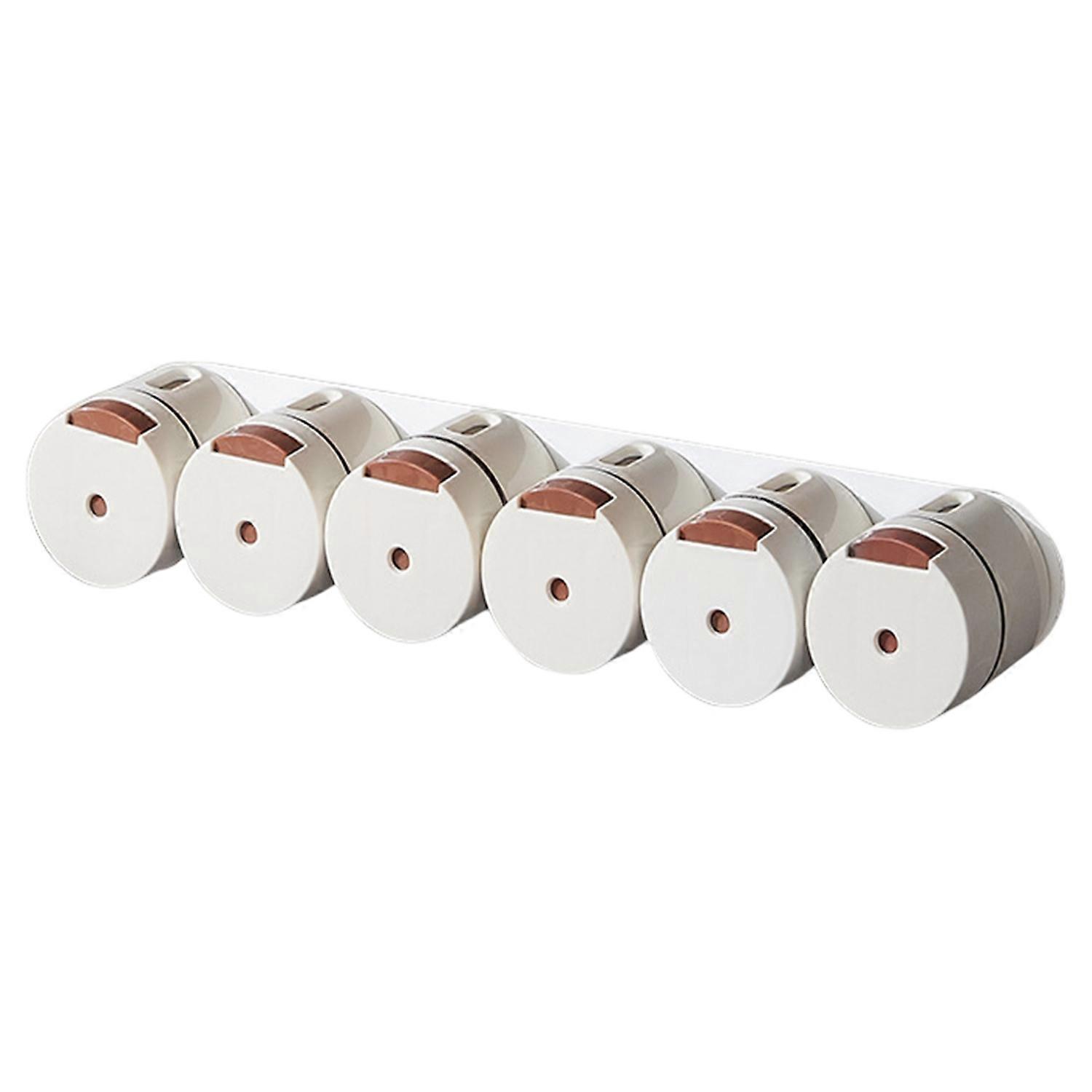 Spice Jar Magnetic Suction Good Sealing Visible Window Even Discharge Moisture-proof Wall Mounted