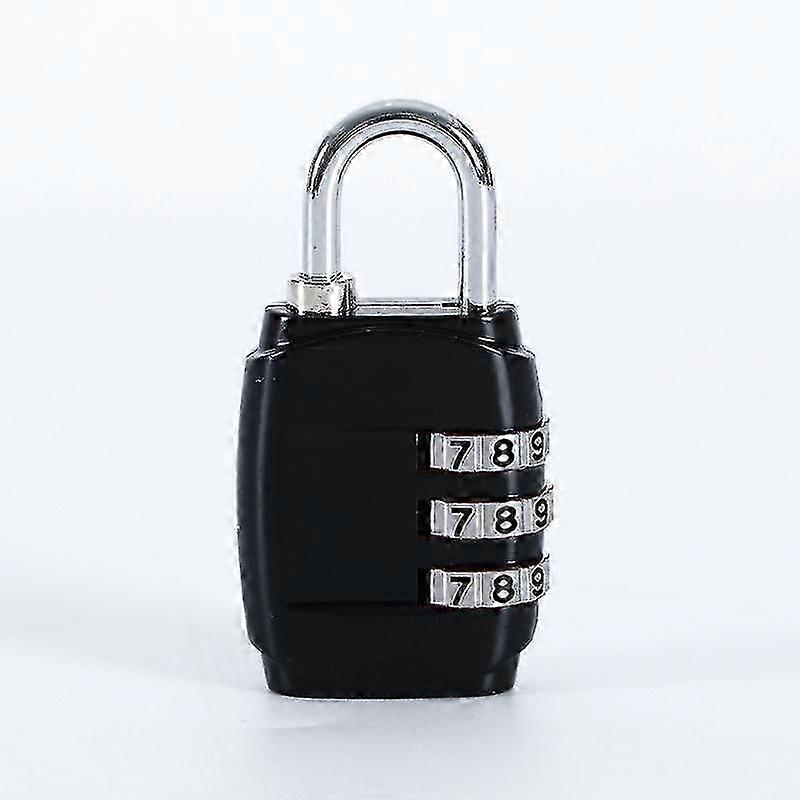 Three Digits Digital Code Padlock Cartoon Shape Waterproof Lock Garage Closet With Lock