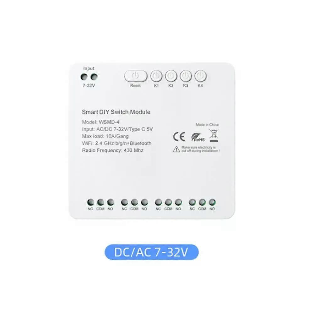 Doodle Modern Remote Control Versatile Smart Home Convenient Advanced Smart Switch With Rf433 Technology Smart High-performance