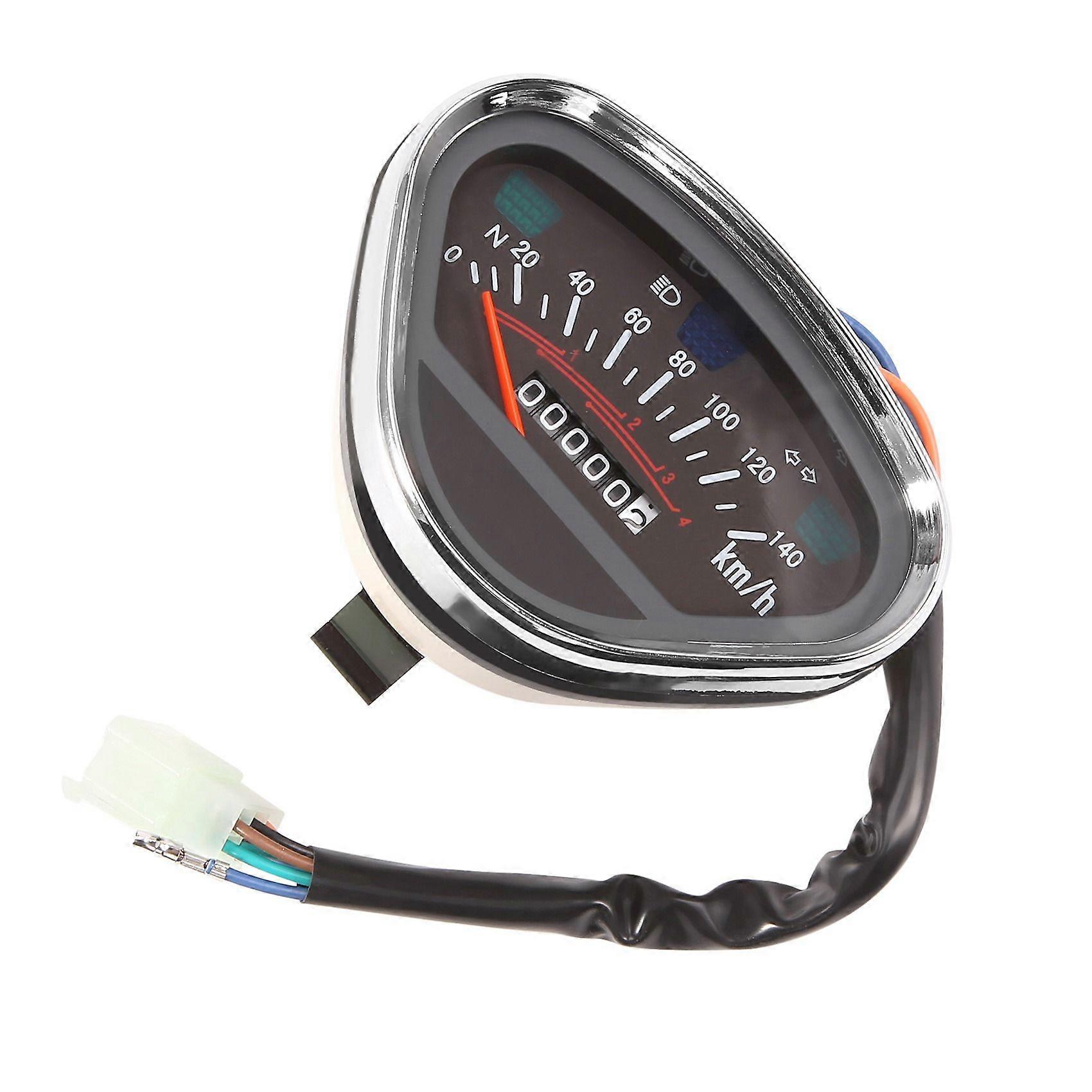 Motorcycle Meter Odometer Gauge Backlight LCD Digital Indicator Inst ent for Vintage 70 Jialing70