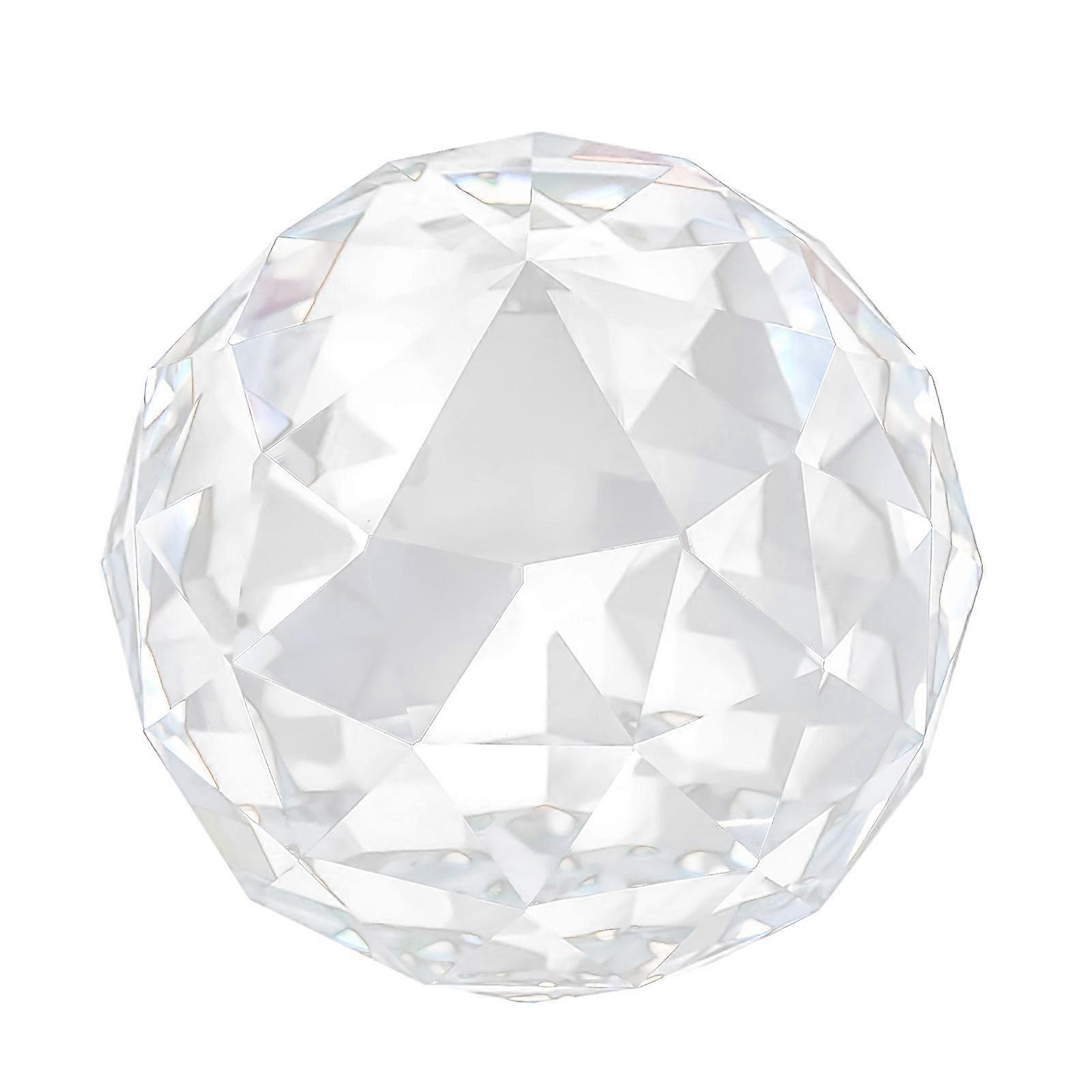 Translucent Faceted Crystal Ball Suncatcher
