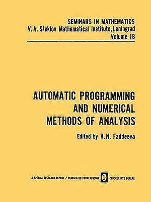 Automatic Programming and Numerical Methods of Analysis