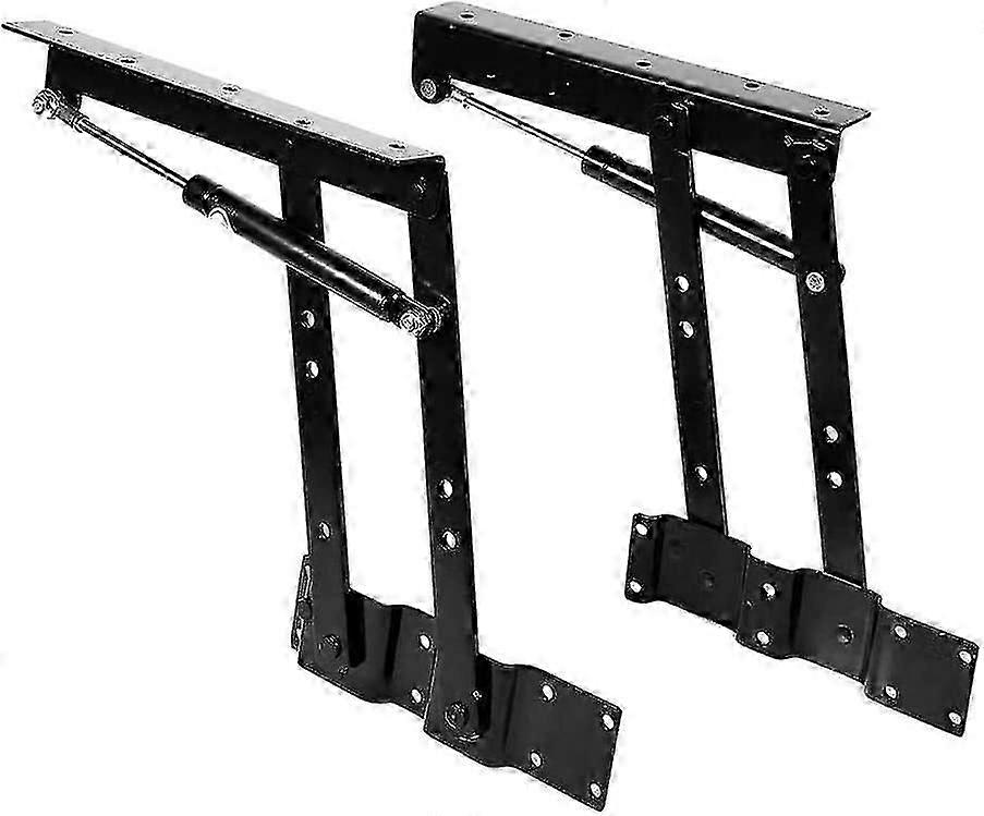 Pair 50 Kg/100 Lb Coffee Table Spring Hinge, Folding Coffee Table Desk Lift Mounting Frame, Rustproof, Durable And Sturdy For Coffee Table Furniture A