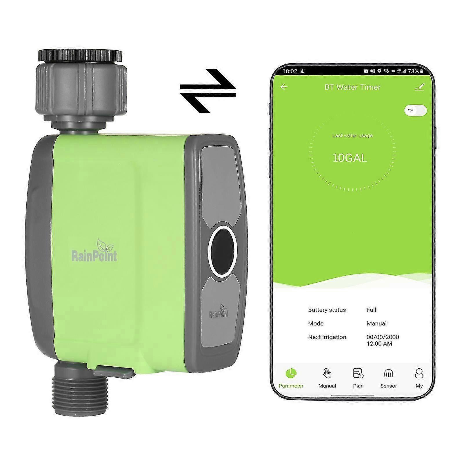 Programmable Water Timer Hose Faucet Timer Water Flow Meter Automatic Watering Sprinkler Irrigation Bluetooth-compatible