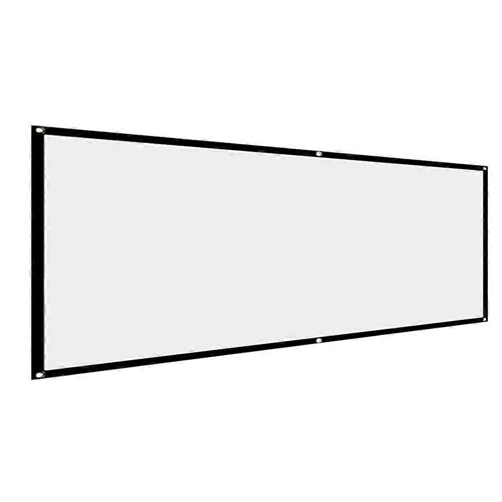 Projector 150" HD Rear Front Foldable Portable Screen for Home Theater