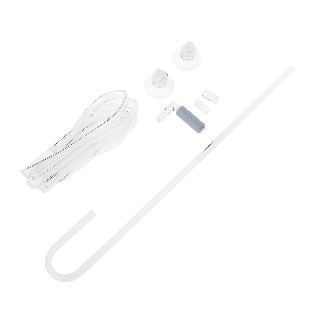 Transparent Acrylic CO2 Diffuser Set with Detachable Atomizer for Aquarium Fish Tanks