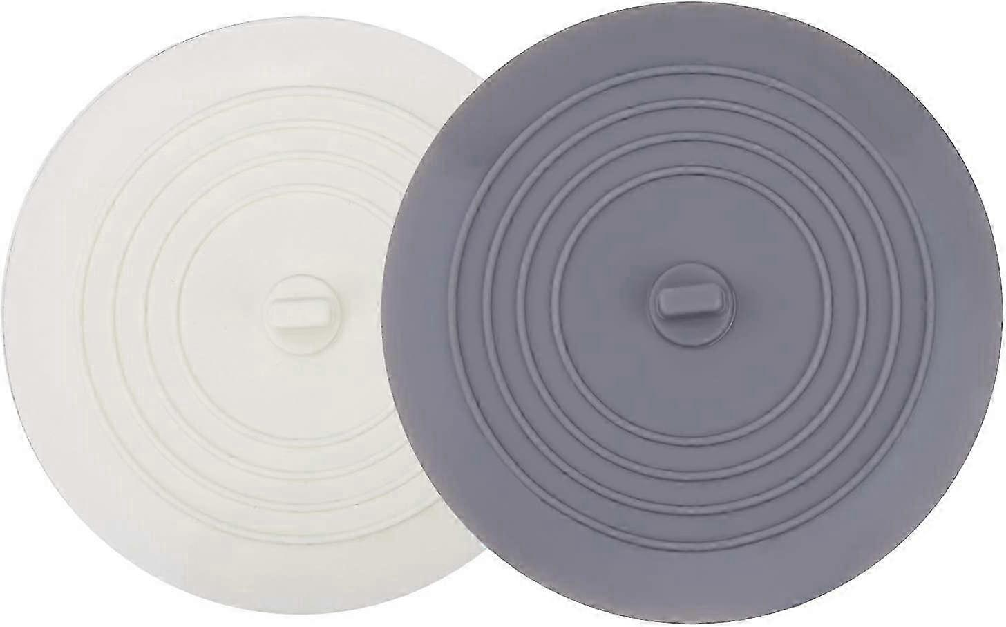 2 Pack Tub Stopper, 6 Inch Large Silicone Drain Stopper